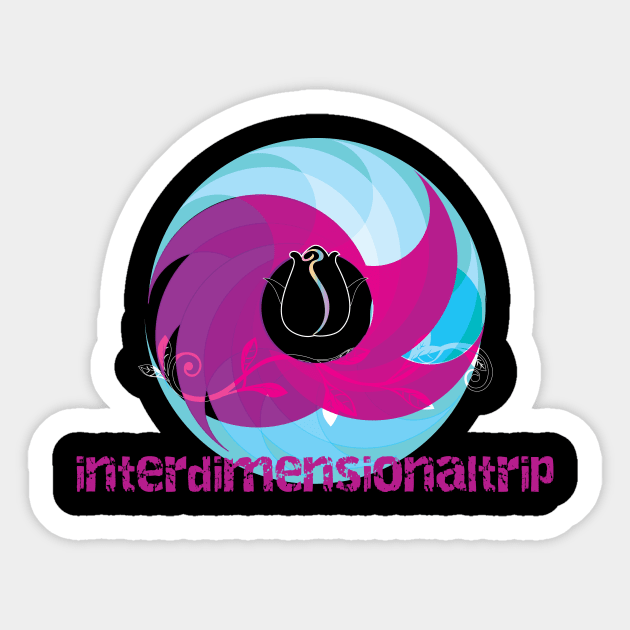 Interdimensional Trip Sticker by emma17